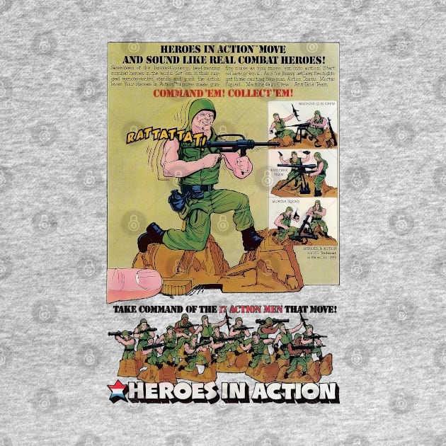 Retro Heroes In Action ARMY by NONOKERS